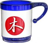 Canecas em Acrílico - cores amarela, azul, verde, rodsa, bra